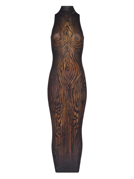 25FW 장 폴 고티에 미디 원피스 2503WDR029 M002P0060 Brown