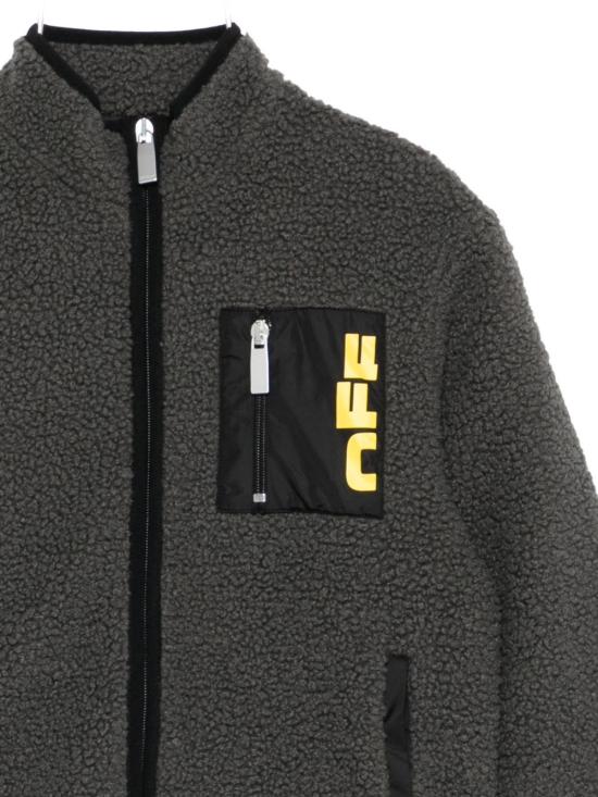 25FW [키즈] 오프화이트 패딩 OBEA023F25FAB001 0718 Grey - OFF WHITE