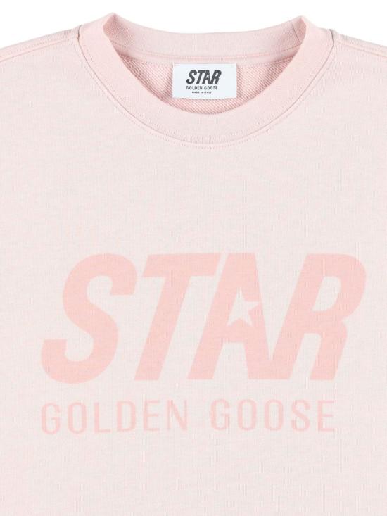 25FW [키즈] 골든구스 니트/스웻셔츠 GKP01279 P00224725523 Pink - GOLDEN GOOSE