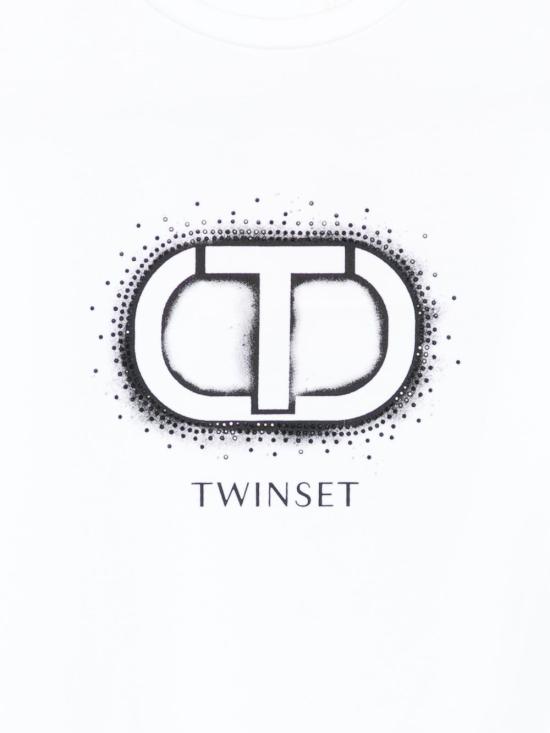 25FW [키즈] 트윈셋 니트/스웻셔츠 252GJ2320 00526 White - TWINSET