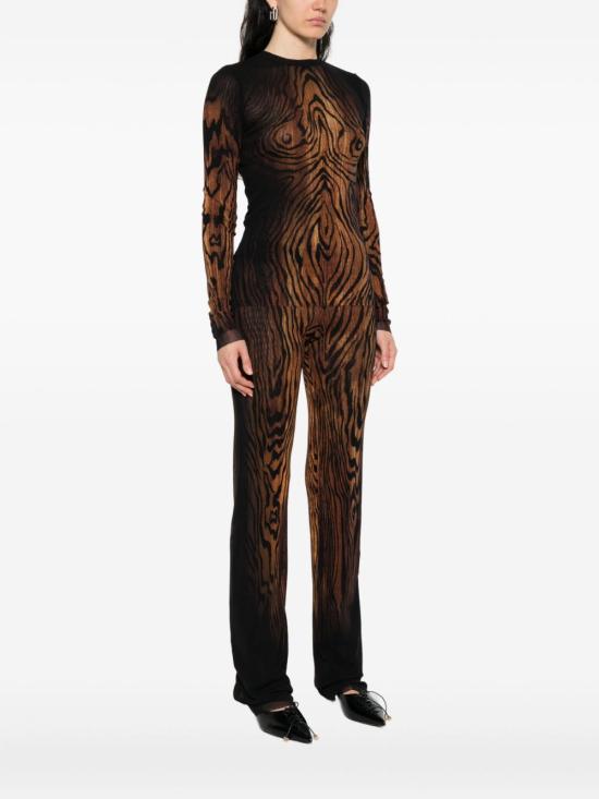 25FW 장 폴 고티에 긴팔 티셔츠 2503WTO335 M002P0060 Brown - JEAN PAUL GAULTIER