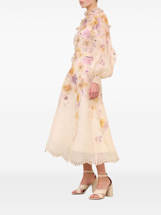 25FW 짐머만 셔츠 5455TF252 PSFL Beige - ZIMMERMANN