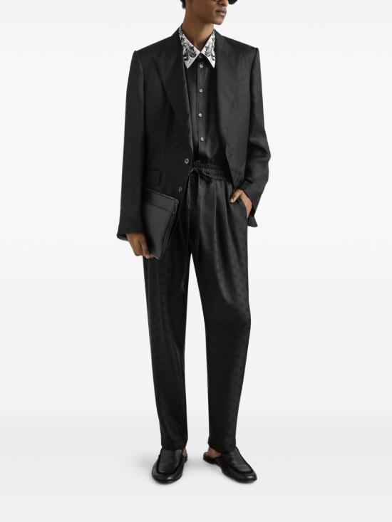 25FW 돌체앤가바나 스트레이트 팬츠 GP12QT FJ1JYN0000 Black - DOLCE & GABBANA