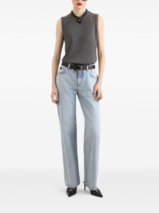 25FW 돌체앤가바나 긴팔 티셔츠 FXT63Z JBW0PN4032 Grey - DOLCE & GABBANA