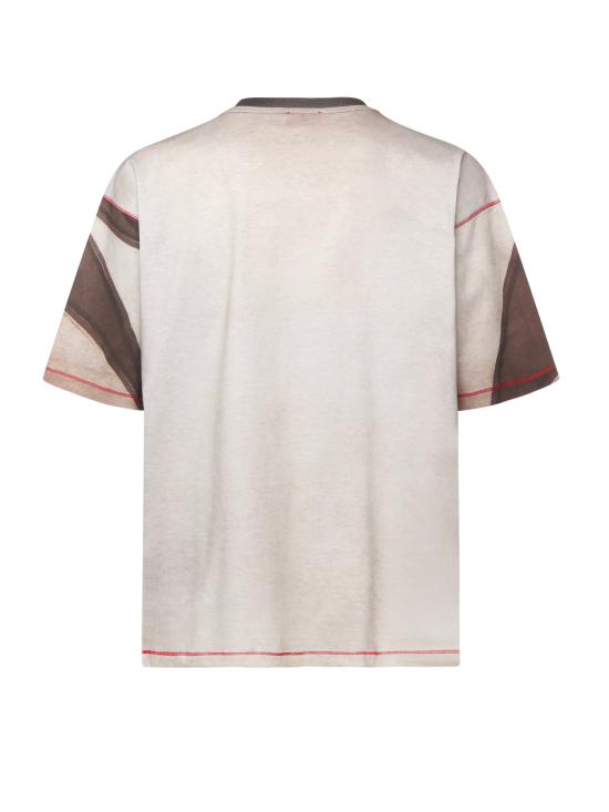 25FW 디젤 반팔 티셔츠 A21230 0BKBY7FMA Brown - DIESEL