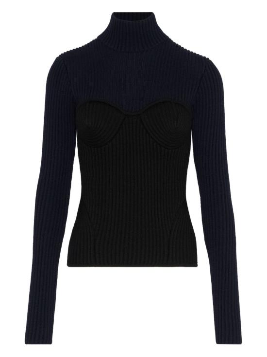 25FW 장 폴 고티에 터틀넥 2503WPO005 K0015900 Blue - JEAN PAUL GAULTIER