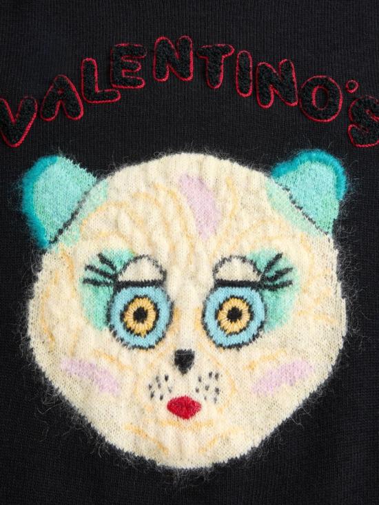 25FW 발렌티노 가라바니 스웨터 VKC35IB2V 0NO Black - VALENTINO GARAVANI