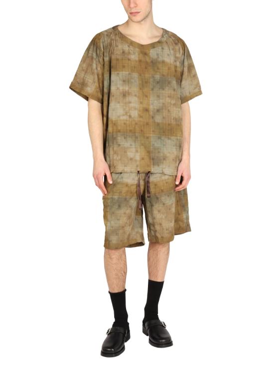  니들스 반팔 티셔츠 KP110 KHAKI BROWN - NEEDLES