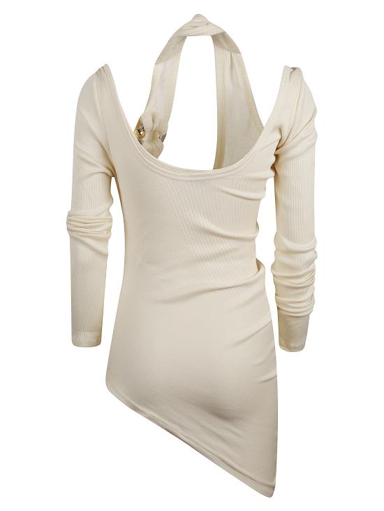 25FW 장 폴 고티에 민소매 티셔츠 2503WTO287 J00003 Beige - JEAN PAUL GAULTIER