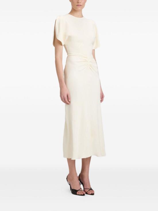 25FW 빅토리아 베컴 미디 원피스 1325WDR005227O IVORY White - VICTORIA BECKHAM