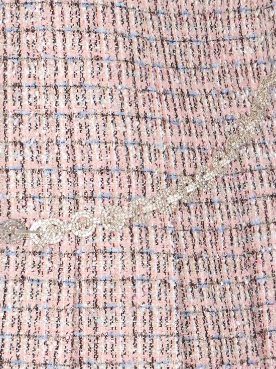 25FW 셀프 포트레이트 미디 스커트 AW25048SKA PINK Pink - SELF PORTRAIT