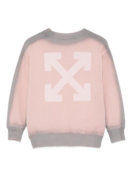25FW [키즈] 오프화이트 니트/스웻셔츠 OGBA001F25FLE004 3B3C Pink - OFF WHITE