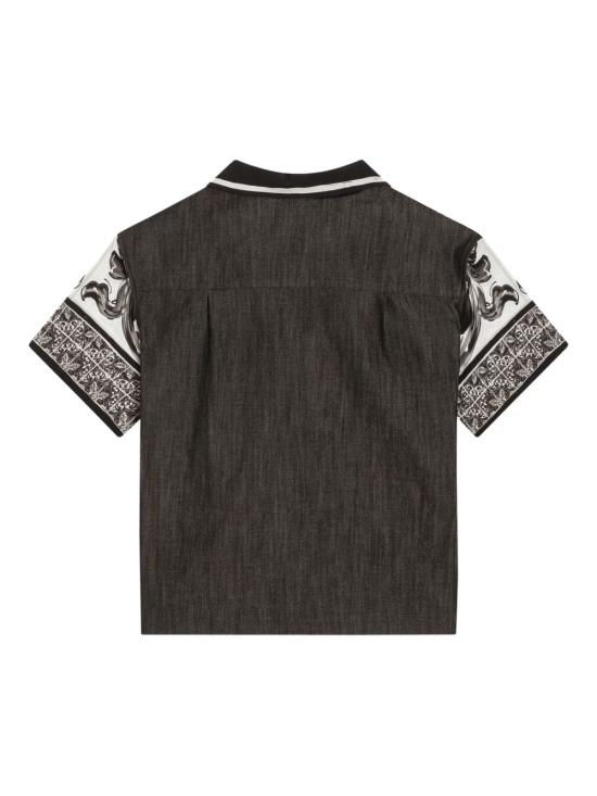 25FW [키즈] 돌체앤가바나 셔츠 L43S81 LDD19HH5DQ Black - DOLCE & GABBANA