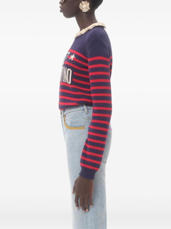 25FW 발렌티노 가라바니 긴팔 티셔츠 7B3KC67D9KE BP3 MultiColour - VALENTINO GARAVANI