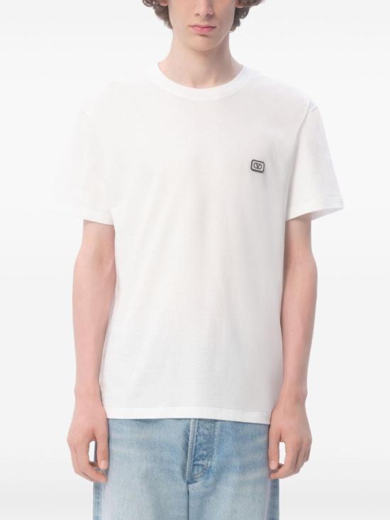 25FW 발렌티노 가라바니 반팔 티셔츠 7V3MG10VAQ8 A03 White - VALENTINO GARAVANI