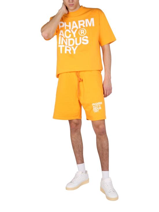  팔머시 인더스트리 반팔 티셔츠 PHM475 GIALLONE ORANGE - PHARMACY INDUSTRY