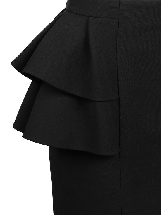 25FW 발렌티노 가라바니 미디 스커트 7B3RADJ51CF 0NO Black - VALENTINO GARAVANI