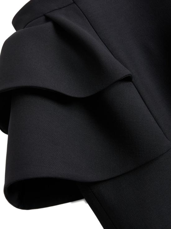 25FW 발렌티노 가라바니 미디 스커트 7B3RADJ51CF 0NO Black - VALENTINO GARAVANI