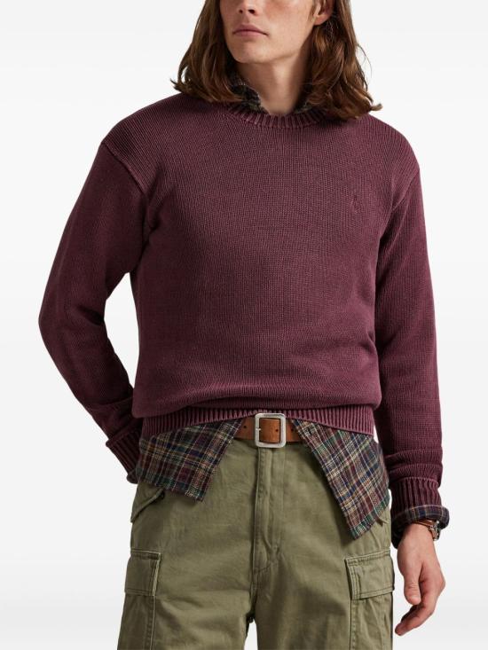 25FW 폴로 랄프로렌 스웨터 710981614 004 Red - POLO RALPH LAUREN