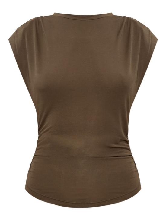 25FW 이자벨마랑에뚜왈 반팔 티셔츠 TS0274FB C3K01E67KI Brown