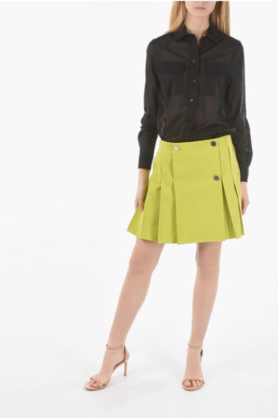 25FW 보테가베네타 스커트 688744 V0B207275 GREEN - BOTTEGA VENETA