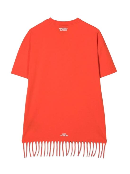  [키즈] 마르셀로 불론 원피스 CGDB005K S22JER0012584 RED - MARCELO BURLON