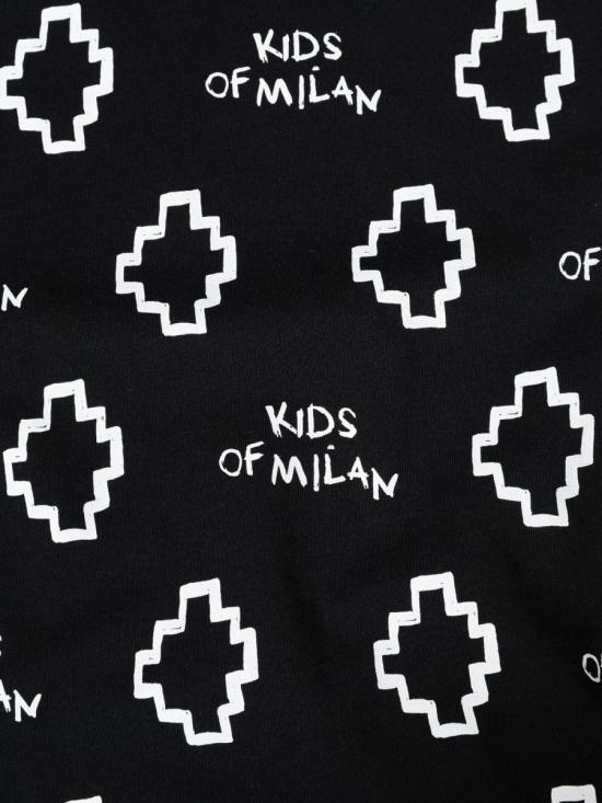  [키즈] 마르셀로 불론 티셔츠 CBAA001K S22JER0021001 BLACK - MARCELO BURLON