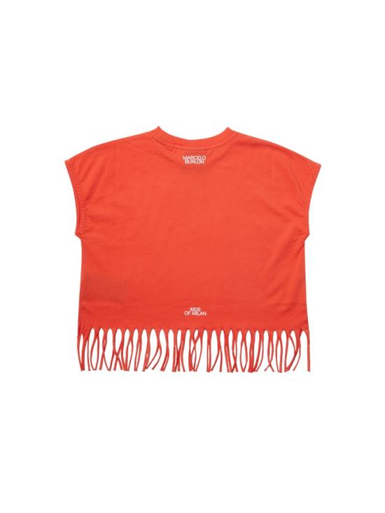  [키즈] 마르셀로 불론 탑 CGAD001K S22JER0012584 RED - MARCELO BURLON