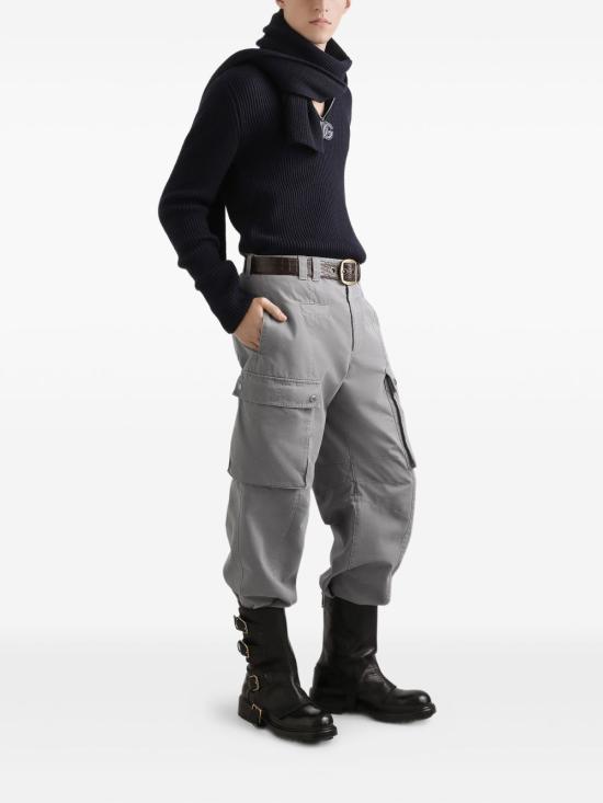 25FW 돌체앤가바나 스웨터 GXW45T JCVWYB6712 Blue - DOLCE & GABBANA