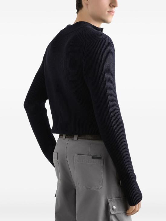 25FW 돌체앤가바나 스웨터 GXW45T JCVWYB6712 Blue - DOLCE & GABBANA