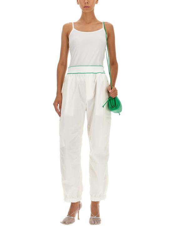 26FW 보테가베네타 스트레이트 팬츠 707693 VF4K09071 WHITE - BOTTEGA VENETA