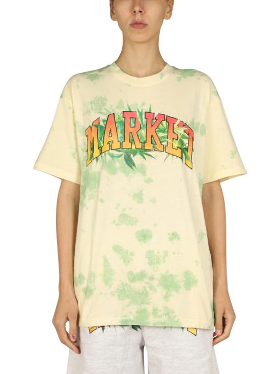  마켓 반팔 티셔츠 399000996 GREENYELLOW MULTICOLOUR