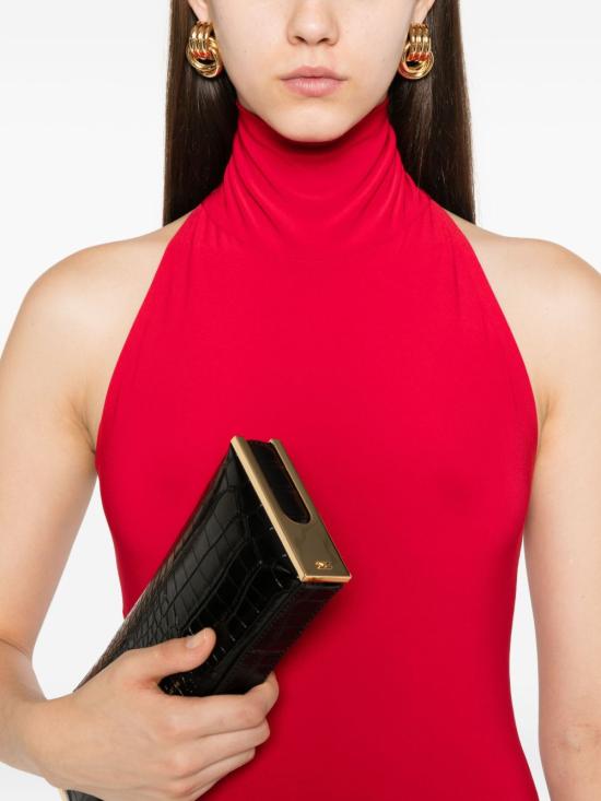 25FW 노마카말리 미디 원피스 KK2253PLB14946 RED Red - NORMA KAMALI