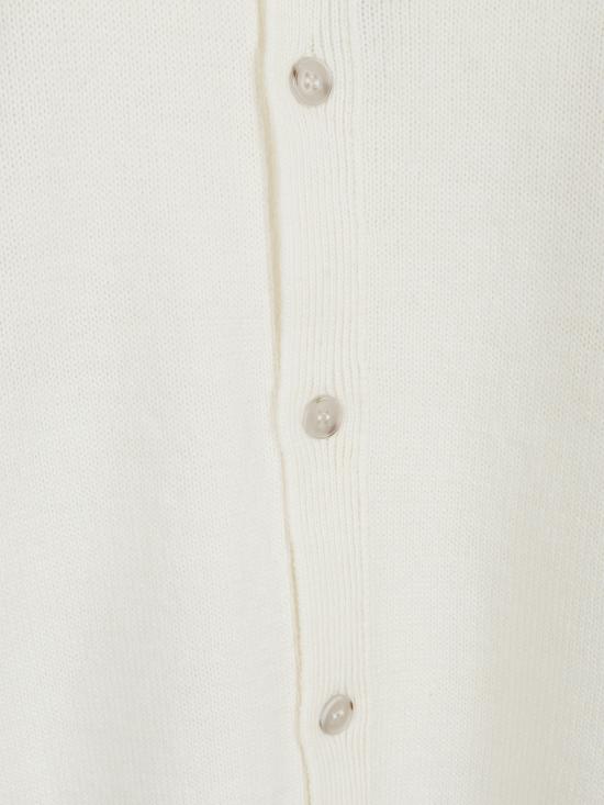 25FW MM6 메종마르지엘라 가디건 S52HP0034 M13140101 White - MM6 MAISON MARGIELA