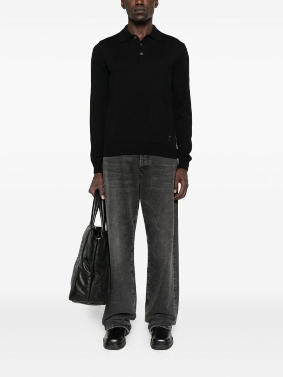 25FW 꼬르넬리아니 폴로 티셔츠 26M5072625100 020 Black - CORNELIANI