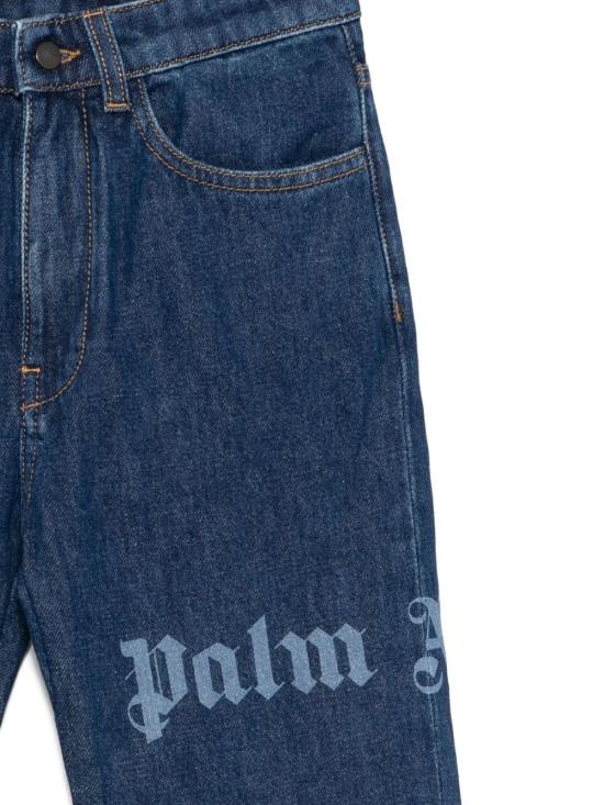 25FW [키즈] 팜앤젤스 진 PBYA002F25DEN001 4540 Blue - PALM ANGELS