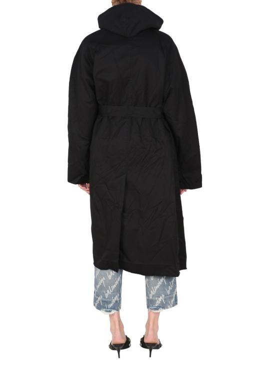  발렌시아가 트렌치 코트 698285 TKP060100 BLACK - BALENCIAGA