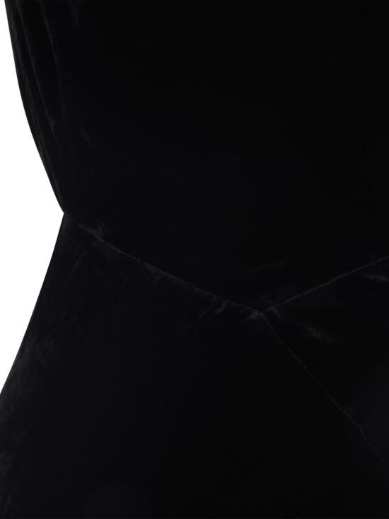 25FW 릭 오웬스 미디 원피스 RP02E4508 V09 Black - RICK OWENS