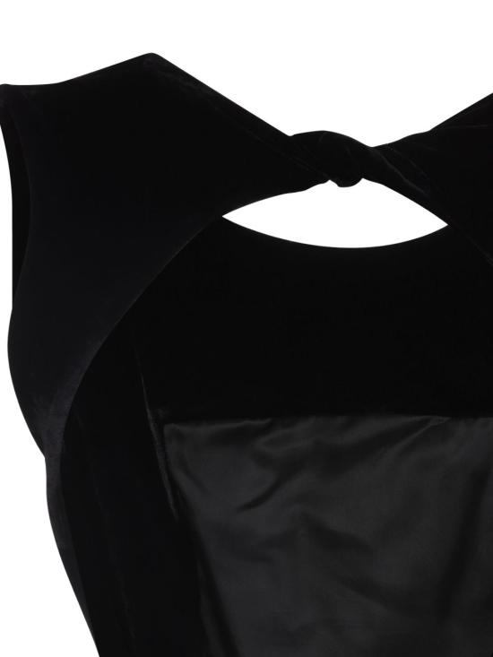 25FW 릭 오웬스 미디 원피스 RP02E4508 V09 Black - RICK OWENS