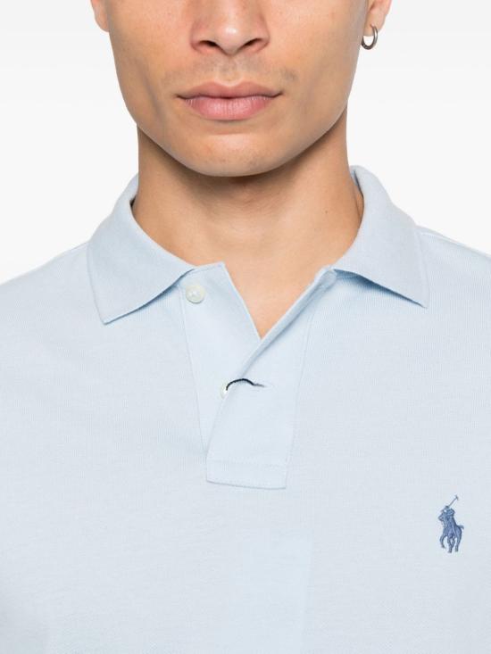 25FW 폴로 랄프로렌 폴로 티셔츠 710536856 475 Clear Blue - POLO RALPH LAUREN