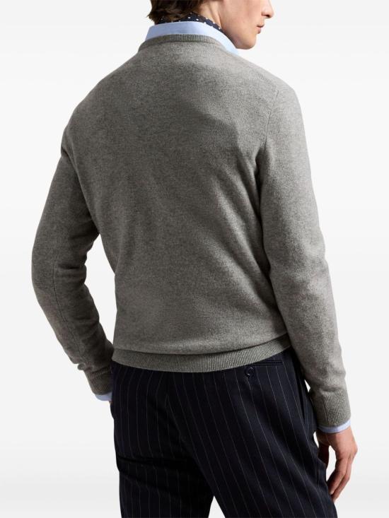 25FW 폴로 랄프로렌 스웨터 710974148 002 Grey - POLO RALPH LAUREN