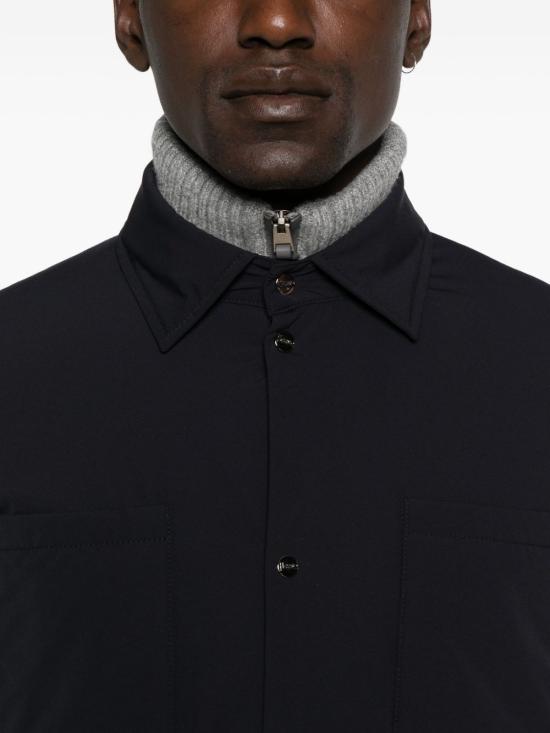 25FW 에르노 셔츠 MC00038UR 721109201 Blue - HERNO