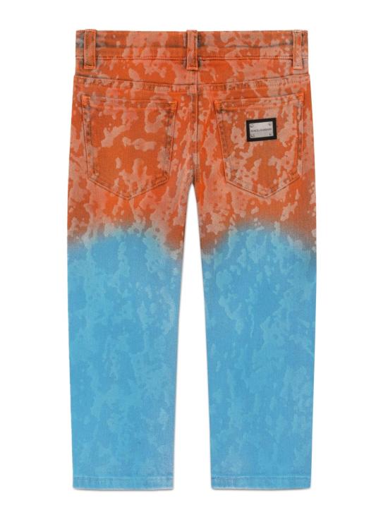  [키즈] 돌체앤가바나 스트레이트 팬츠 L42F41K LDA32S9000 MULTICOLOUR - DOLCE & GABBANA