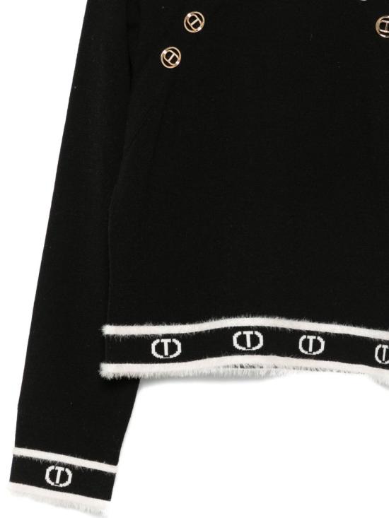 25FW [키즈] 트윈셋 니트/스웻셔츠 252GJ3073 11656 Black - TWINSET