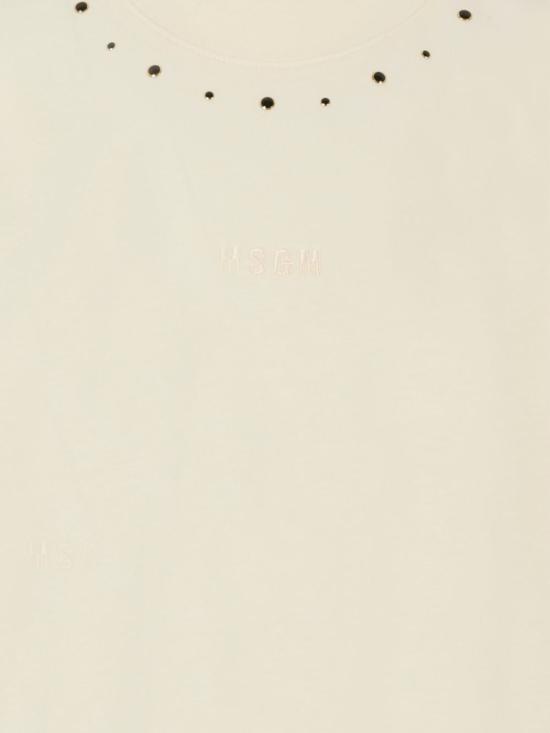 25FW [키즈] 엠에스지엠 티셔츠 F5MSJGTH149 013 White - MSGM