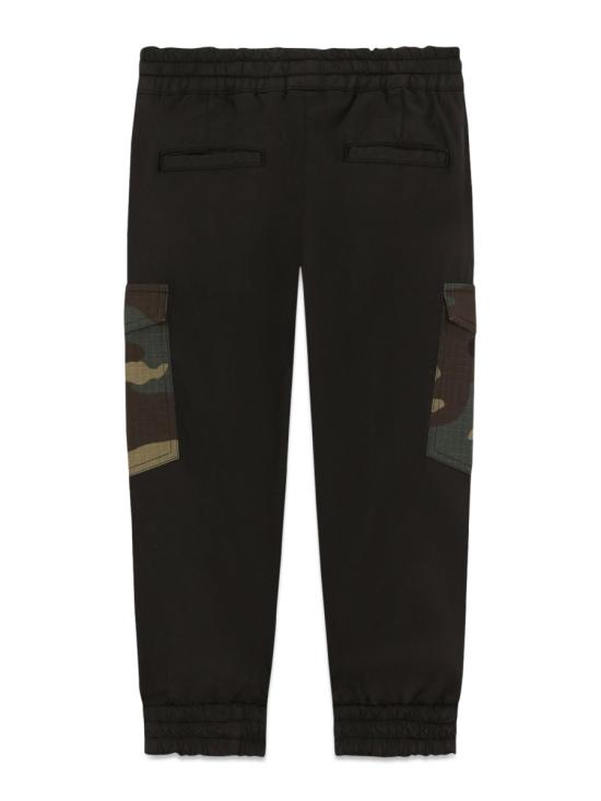  [키즈] 돌체앤가바나 스트레이트 팬츠 L43P82K G7B1XN0000 BLACK - DOLCE & GABBANA
