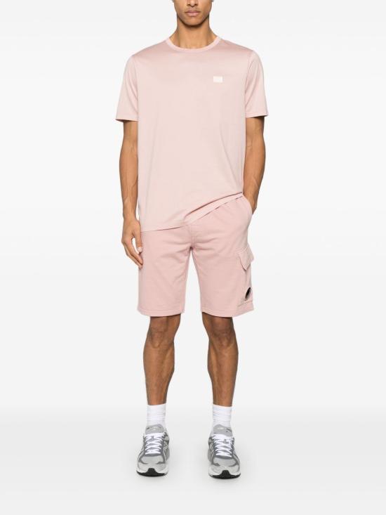 25SS 씨피 컴퍼니 반팔 티셔츠 18CMTS087A 006374G520 Pink - C.P. COMPANY