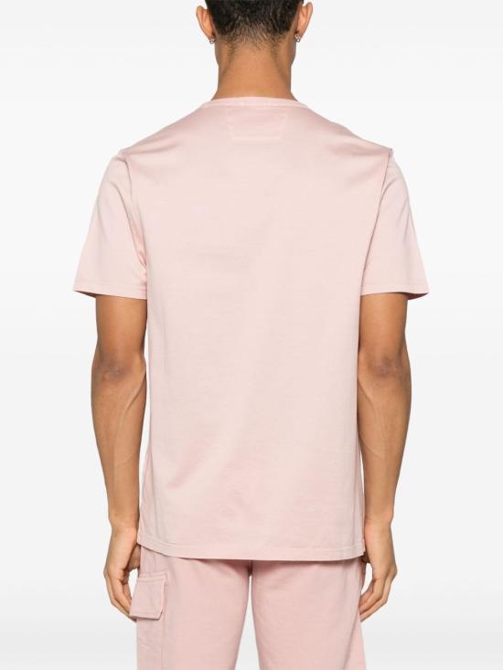 25SS 씨피 컴퍼니 반팔 티셔츠 18CMTS087A 006374G520 Pink - C.P. COMPANY