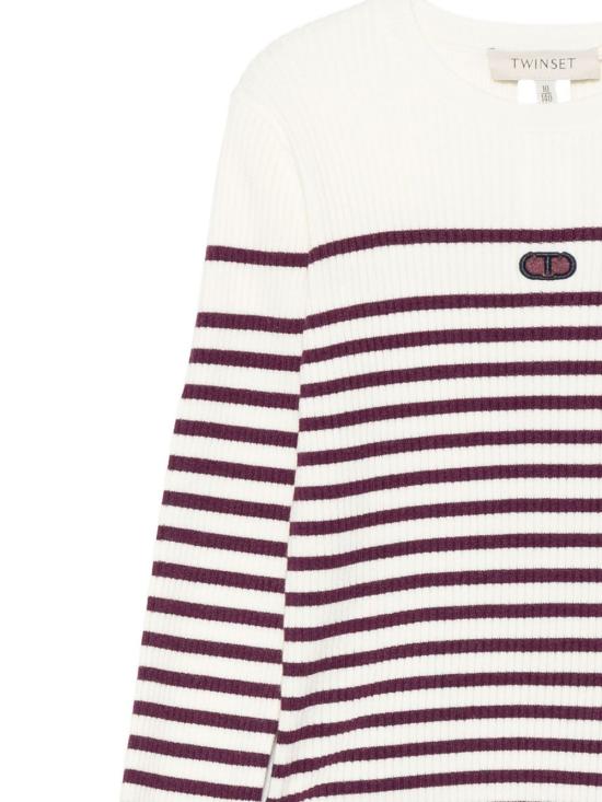 25FW [키즈] 트윈셋 니트/스웻셔츠 252GJ3035 12735 White - TWINSET