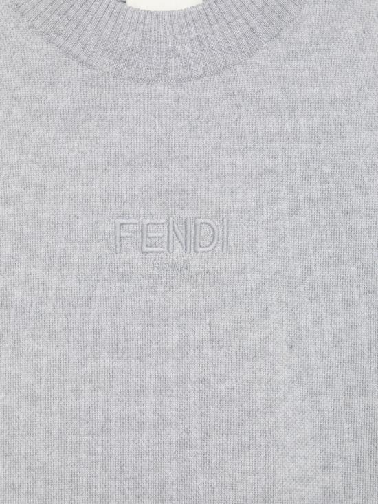 25FW [키즈] 펜디 원피스 JFG221 AUKUF0WG5 Grey - FENDI